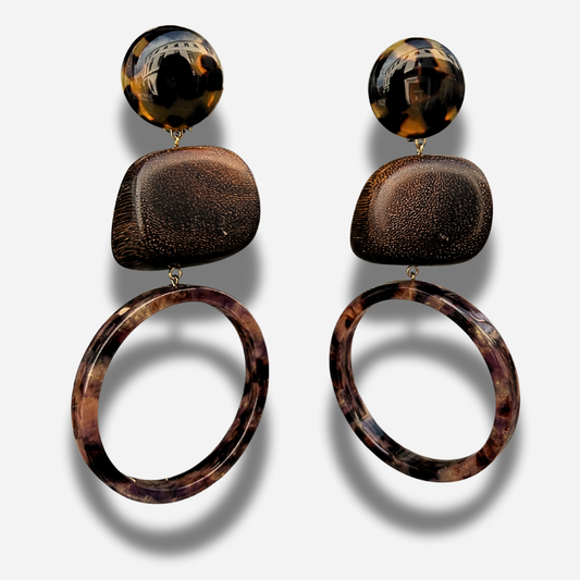 BOUCLES D'OREILLES - ÉDITION LIMITÉE NATURAL