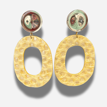 BOUCLES D'OREILLES - HABANERO JAUNE