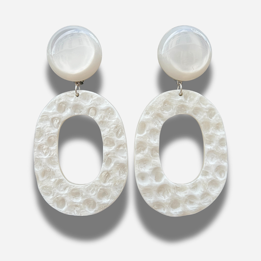BOUCLES D'OREILLES - HABANERO BLANC