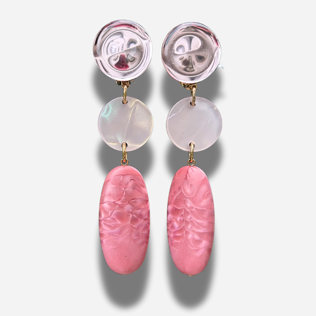 BOUCLES D'OREILLES - MALDIVES ROSE
