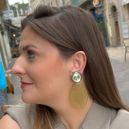boucles-doreilles-pailette-kaki-francine-bramli-divinity-sete