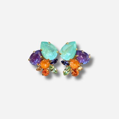 BOUCLES D'OREILLES - SEPTIA RAINBOW