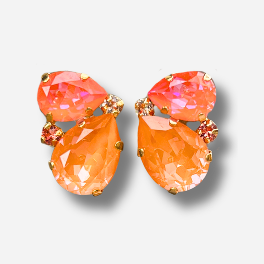 Boucles Liora Mango Crézus boucles d’oreilles orange mangue