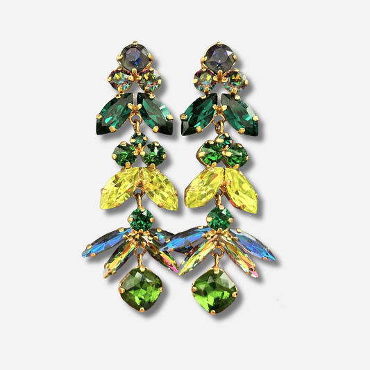 Boucles Ophéa Lime Crézus multicolores vert jaune