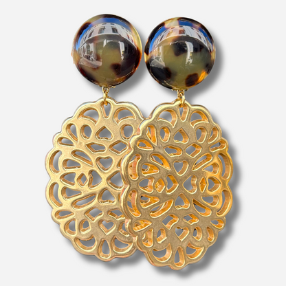 Boucles d’oreilles Elyra Gold Francine Bramli Paris

