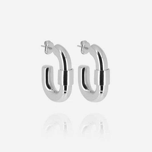 Boucles d’oreilles Lacia ZAG en acier inoxydable doré ou argenté