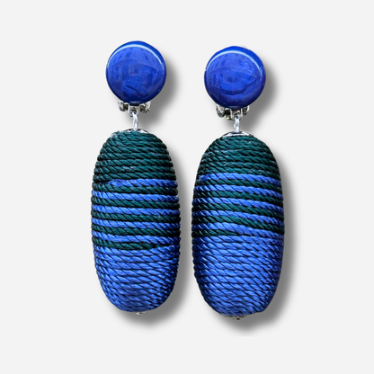 Boucles d’oreilles Lupita Bleu Francine Bramli Paris – Divinity Sète