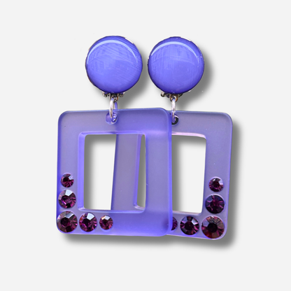Boucles d’oreilles Madison Violet Francine Bramli Paris – Divinity Sète