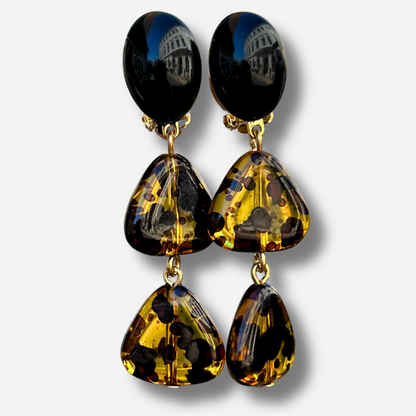 Boucles d’oreilles Maelle Ambre Francine Bramli Paris
