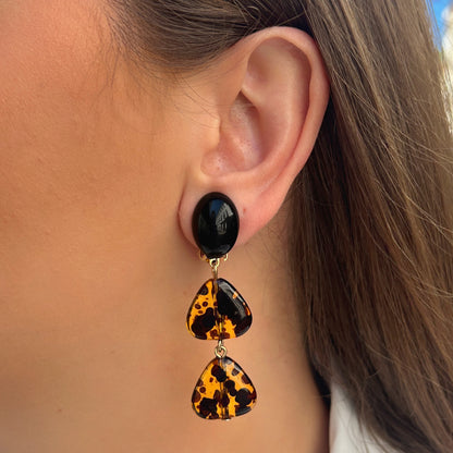 Boucles d’oreilles Maelle Ambre Francine Bramli Paris
