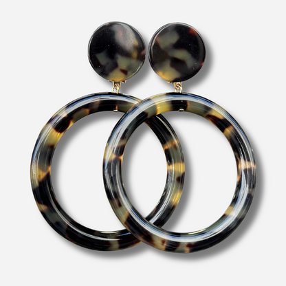 Boucles d’oreilles Marge Écaille de Tokyo Francine Bramli Paris
