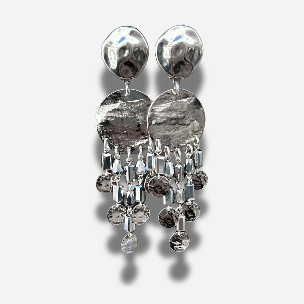Boucles Pampilles silver XS Francine Bramli Paris pendantes argent