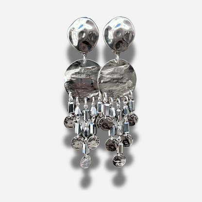 Boucles Pampilles silver XS Francine Bramli Paris pendantes argent