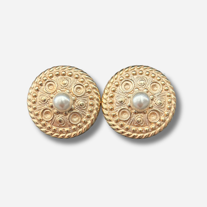 Boucles d’oreilles Rainball Vintage Perles Francine Bramli Paris
