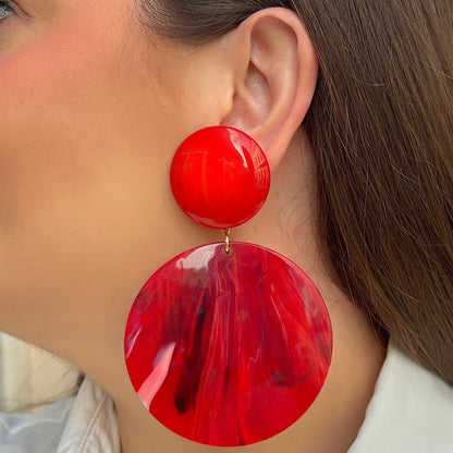 Boucles d’oreilles Rainbow Rouge Francine Bramli Paris – Divinity Sète