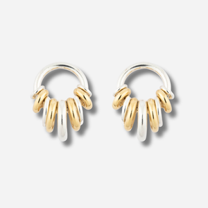 Boucles d’oreilles Sigal Donut Uni Argent – bijou femme minimal chic