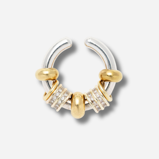 Boucles d’oreilles Sigal Earcuff Āmena en argent – bijou femme design contemporain