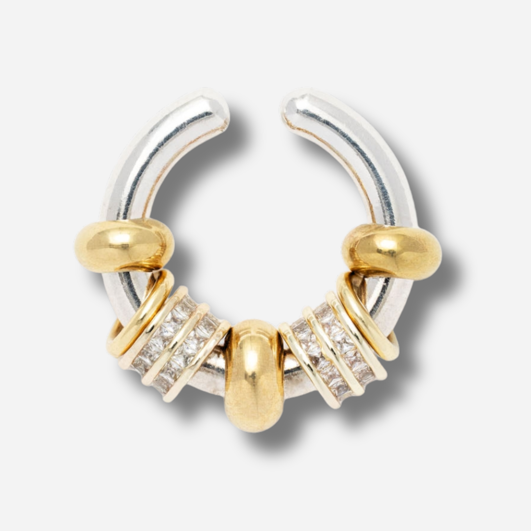 Boucles d’oreilles Sigal Earcuff Āmena en argent – bijou femme design contemporain