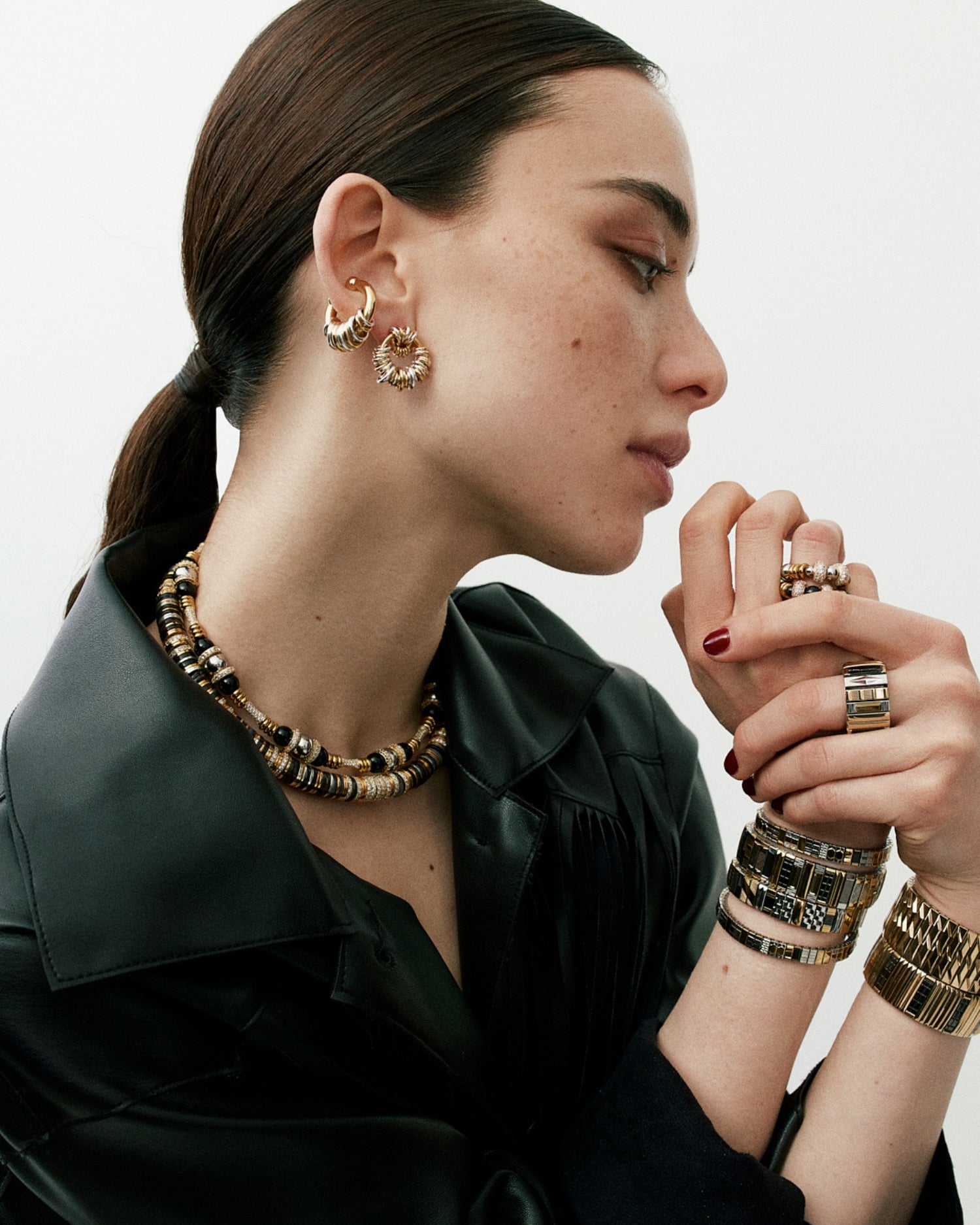 Bijou femme Sigal Earcuff Eyelets look moderne