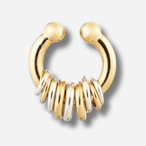 Boucles d’oreilles Sigal Earcuff Eyelets en argent – bijou femme design contemporain
