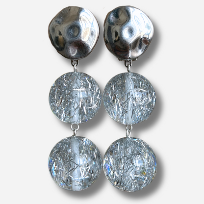 Boucles d’oreilles Sumac Silver XS argentées Francine Bramli Paris
