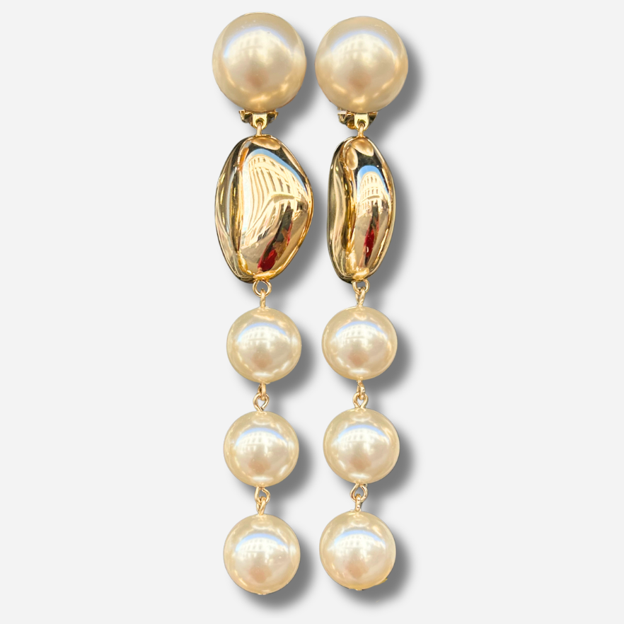 Boucles d’oreilles Suzetta Perles Francine Bramli Paris
