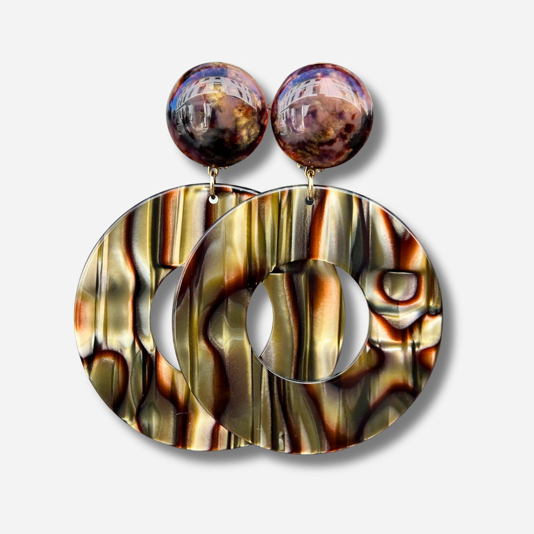 Boucles d’oreilles Yuki Onyx Francine Bramli Paris
