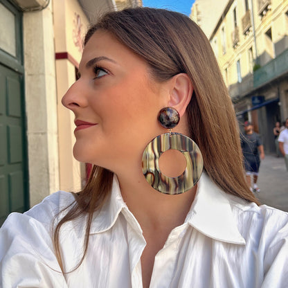 Boucles d’oreilles Yuki Onyx Francine Bramli Paris
