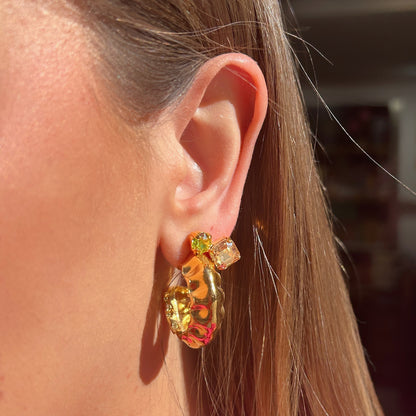 Boucles Oryna Anis portées Crézus