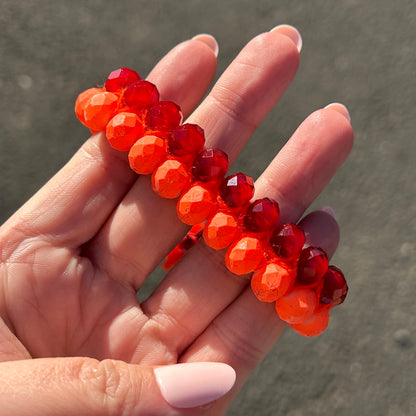 BRACELET - RENKLI ORANGE ET ROUGE GM