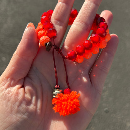 BRACELET - RENKLI ORANGE ET ROUGE GM