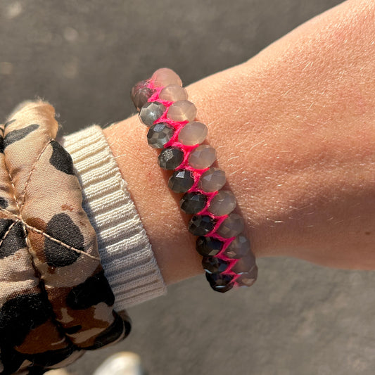 BRACELET - RENKLI ROSE ET GRIS