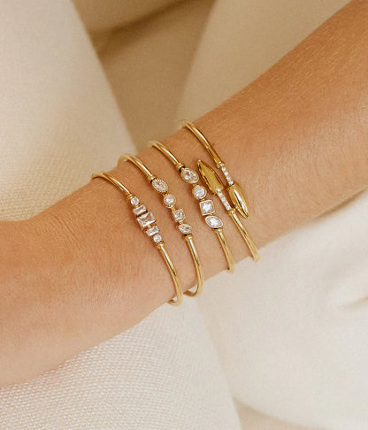 Bracelet Aragona Zag porté au poignet