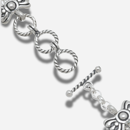 Bracelet B489 Harpo à cinq rangs de perles tubulaires turquoise et corail avec détails en argent massif fabriqué à la main aux États-Unis.