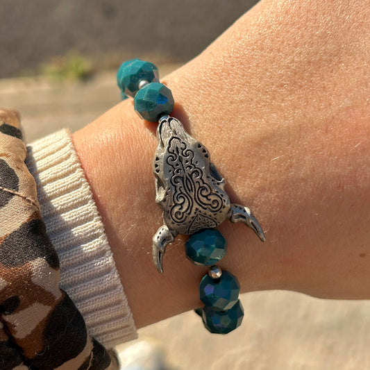 BRACELET - BUFFLE TURQUOISE