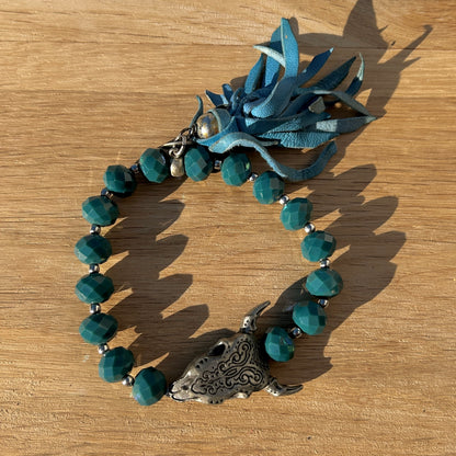 BRACELET - BUFFLE TURQUOISE