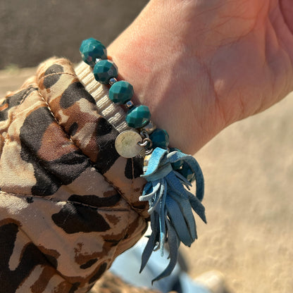 BRACELET - BUFFLE TURQUOISE