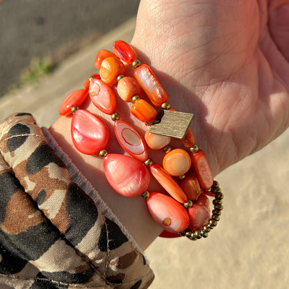 BRACELET - CORAIL ECLATANT