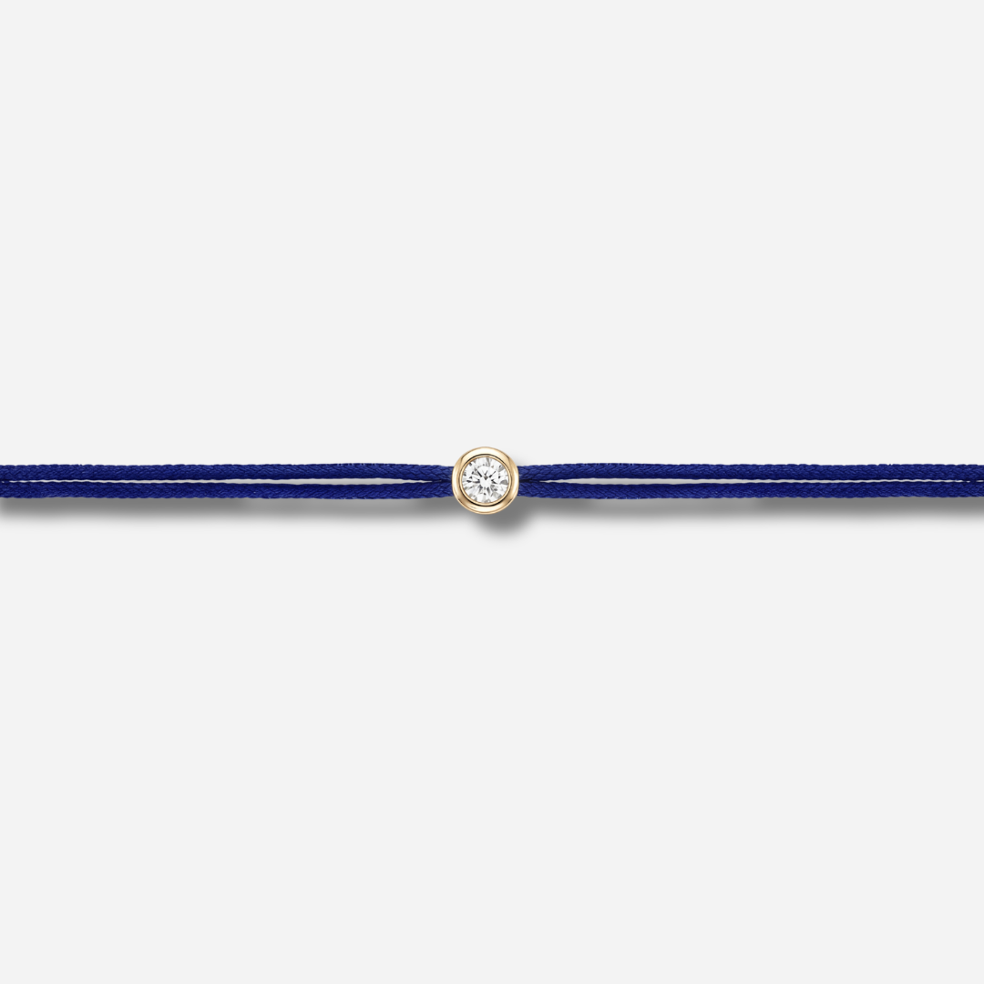BRACELET - THE CUTY 0.05CT BLEU MARINE