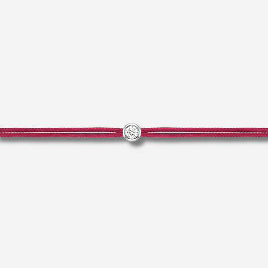 BRACELET - THE CUTY 0.05CT BORDEAUX