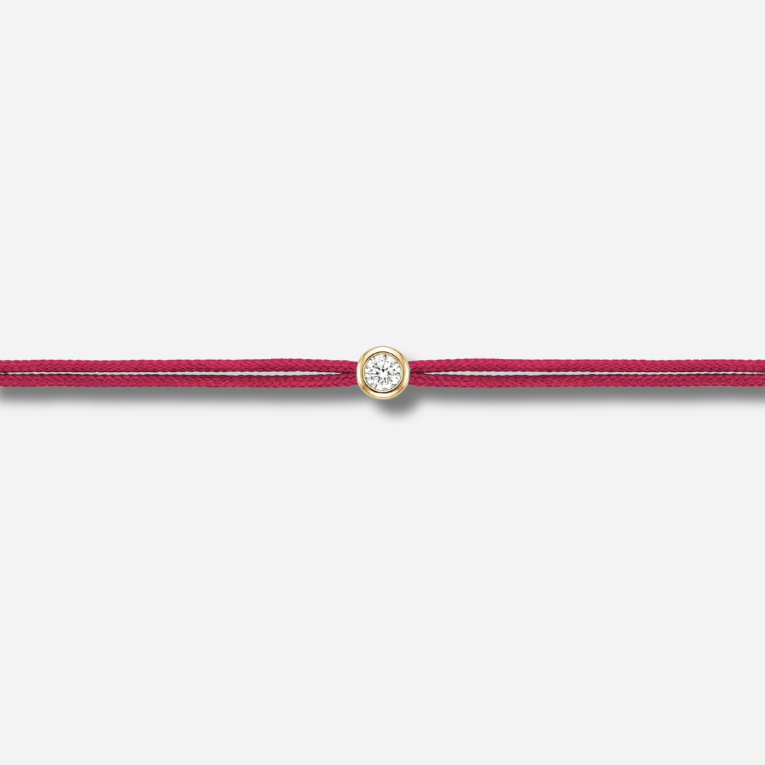 BRACELET - THE CUTY 0.05CT BORDEAUX