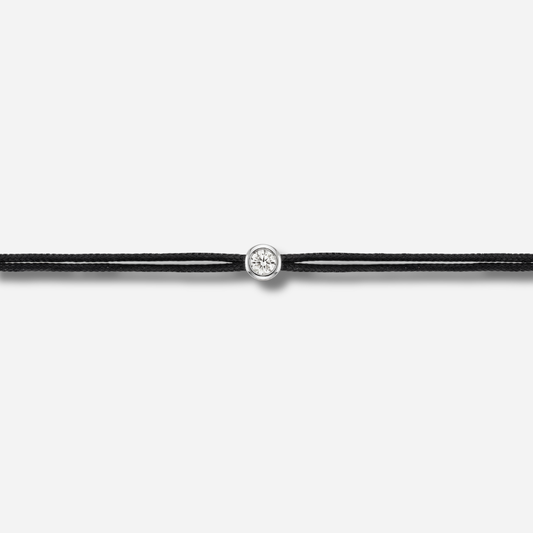 BRACELET - THE CUTY 0.05CT NOIR