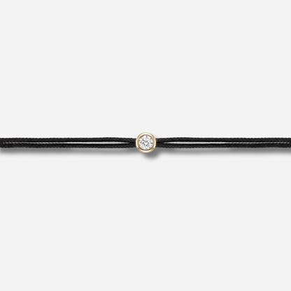 BRACELET - THE CUTY 0.05CT NOIR