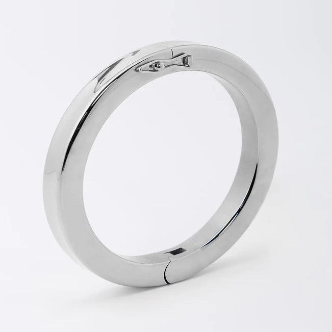 Bracelet jonc Darwin ZAG acier inoxydable argenté ou doré bracelet rigide lisse élégant femme Divinity Sète