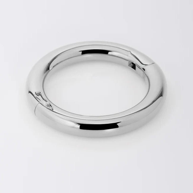 Bracelet jonc Mave ZAG acier inoxydable argenté ou doré bracelet rigide lisse minimaliste femme Divinity Sète