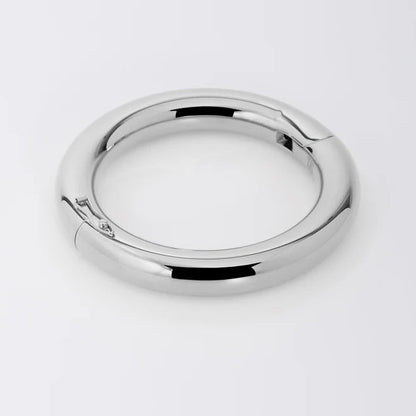 Bracelet jonc Mave ZAG acier inoxydable argenté ou doré bracelet rigide lisse minimaliste femme Divinity Sète