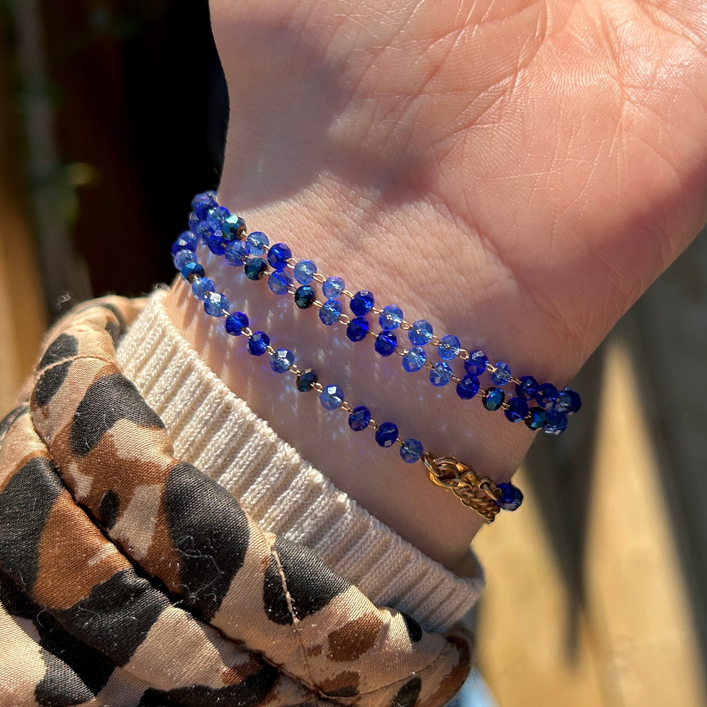 BRACELET - PERLES AZUR