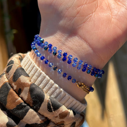 BRACELET - PERLES AZUR