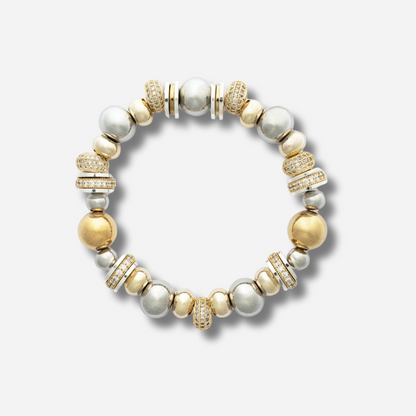 Bracelet Sigal Nefertiti Or et Argent – bijou femme bicolore moderne