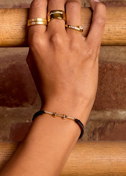 Bracelet West Link Mya Bay porté au poignet